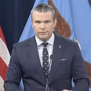Defense Secretary Pete Hegseth attacks the press in his briefing at the Pentagon on March 13, 2026.