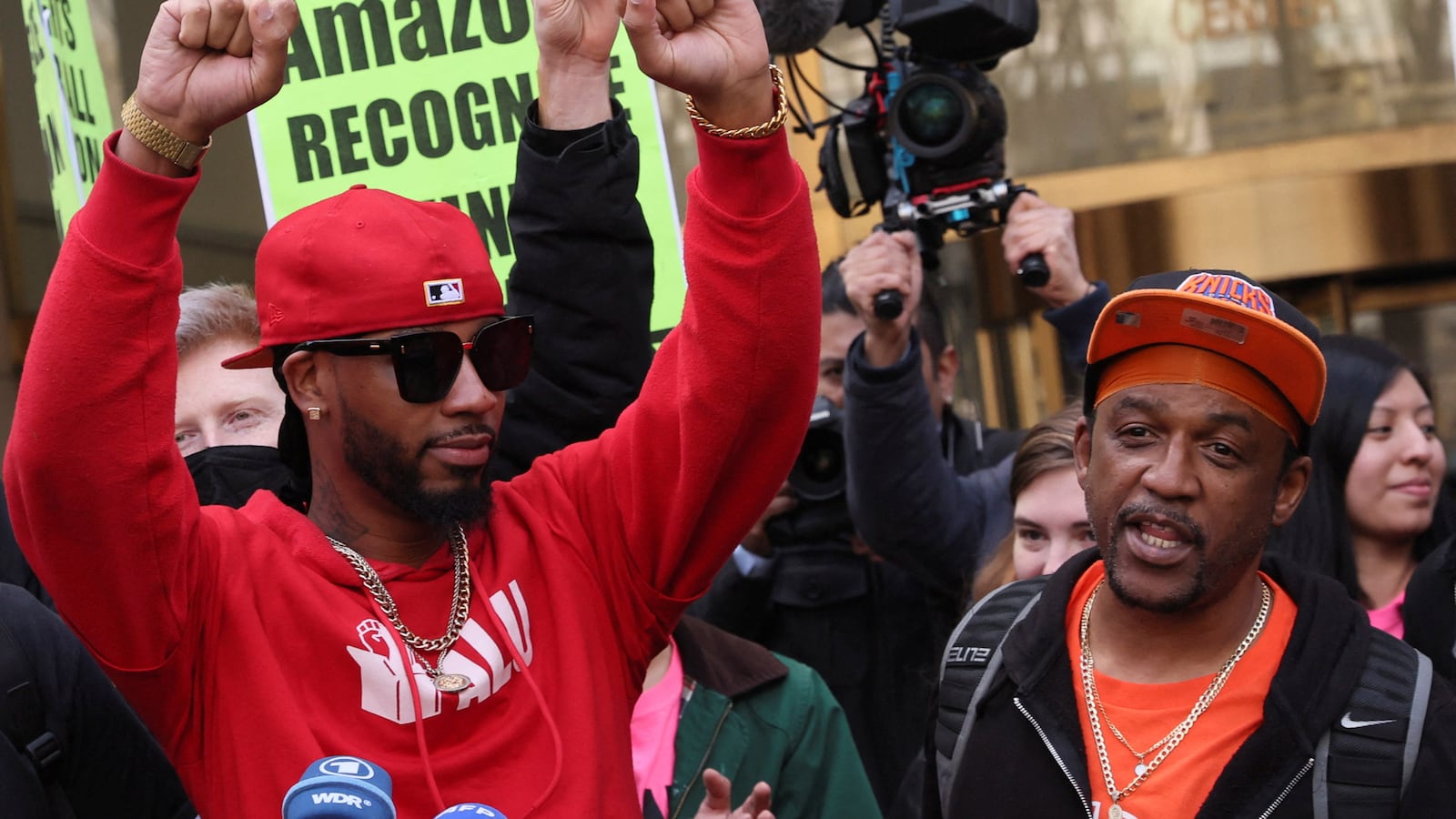 Amazon Labor Union president Christian Smalls was sued by a rival faction on Monday.