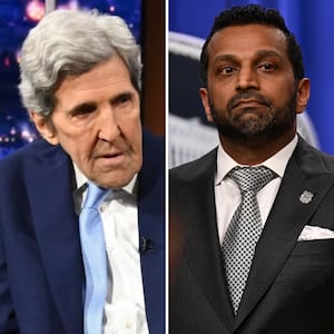 John Kerry and Kash Patel