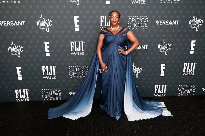 Wunmi Mosaku attends the 31st Annual Critics Choice Awards at Barker Hangar on January 04, 2026 in Santa Monica, California.