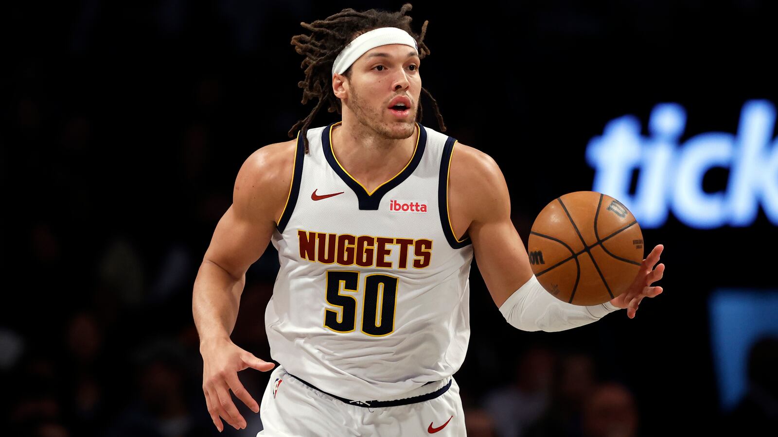 Aaron Gordon #50 of the Denver Nuggets