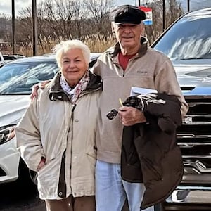 Marie-Thérèse Ross-Mahé and Bill Ross before his death.