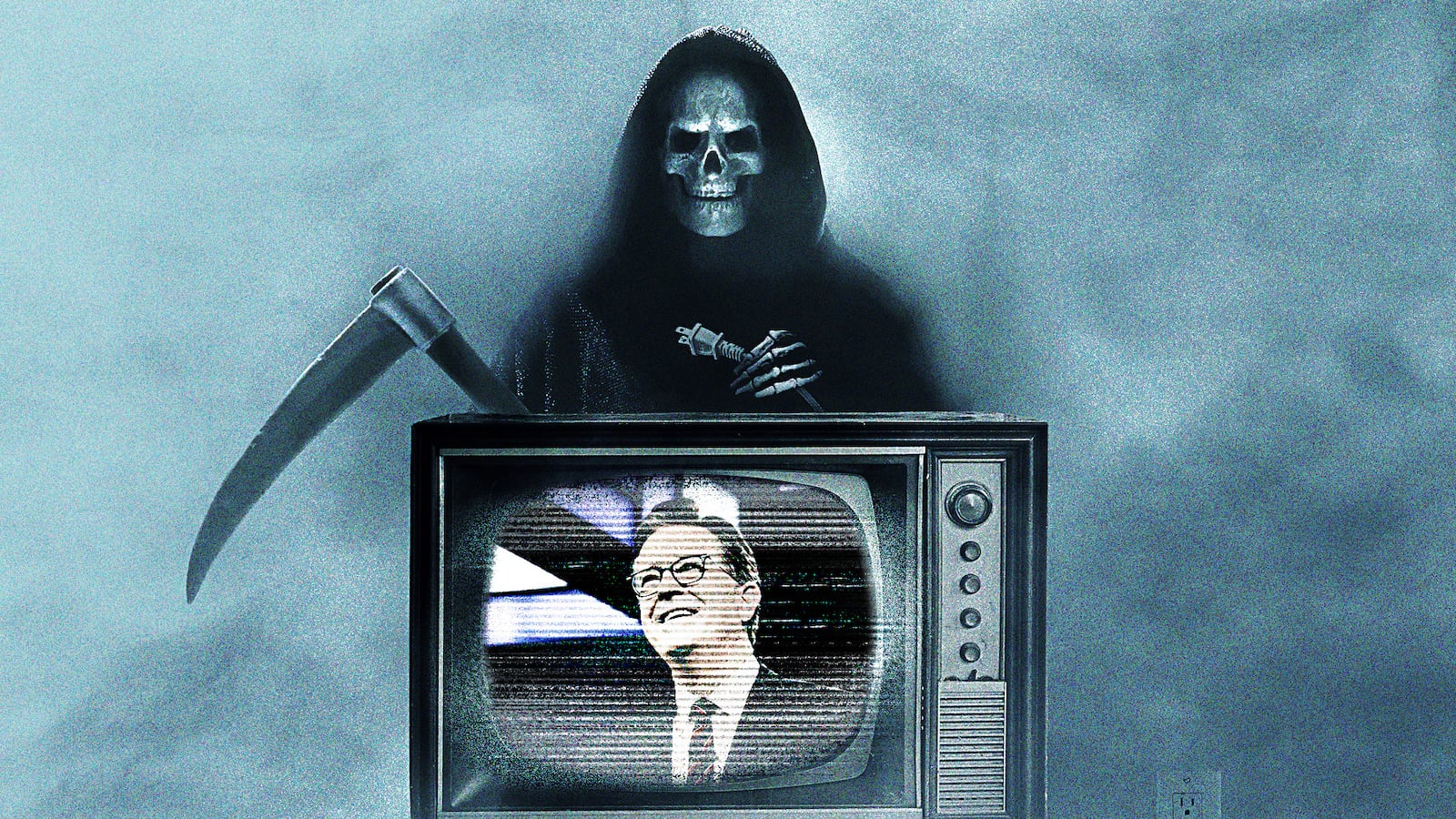 The Grim Reaper pulling the plug on late night TV.