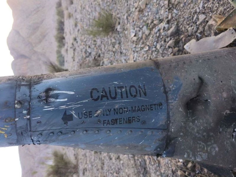 Photos showing the wrecking of an f-15 fighter jet purportedly shot down by Iran