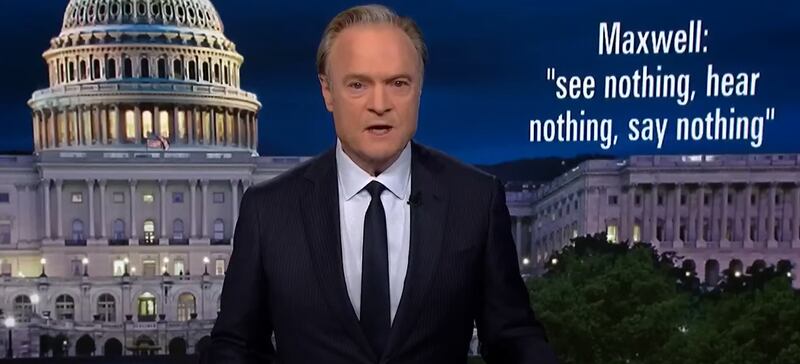 Lawrence O'Donnell speaking in his "Last Word" show.