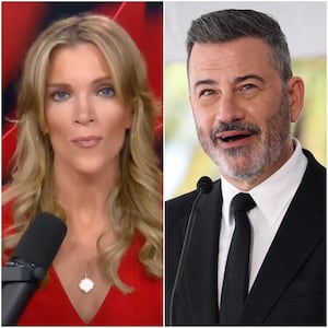 Jimmy Kimmel and Megyn Kelly