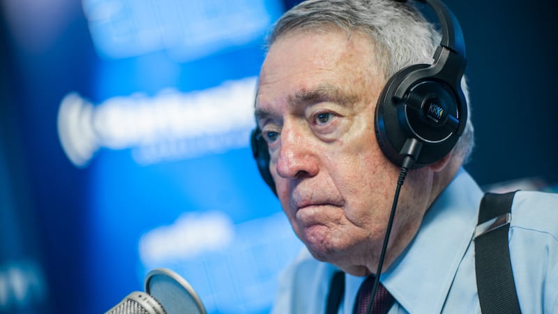 Dan Rather visits SiriusXM Studios on September 10, 2019 in New York City. 