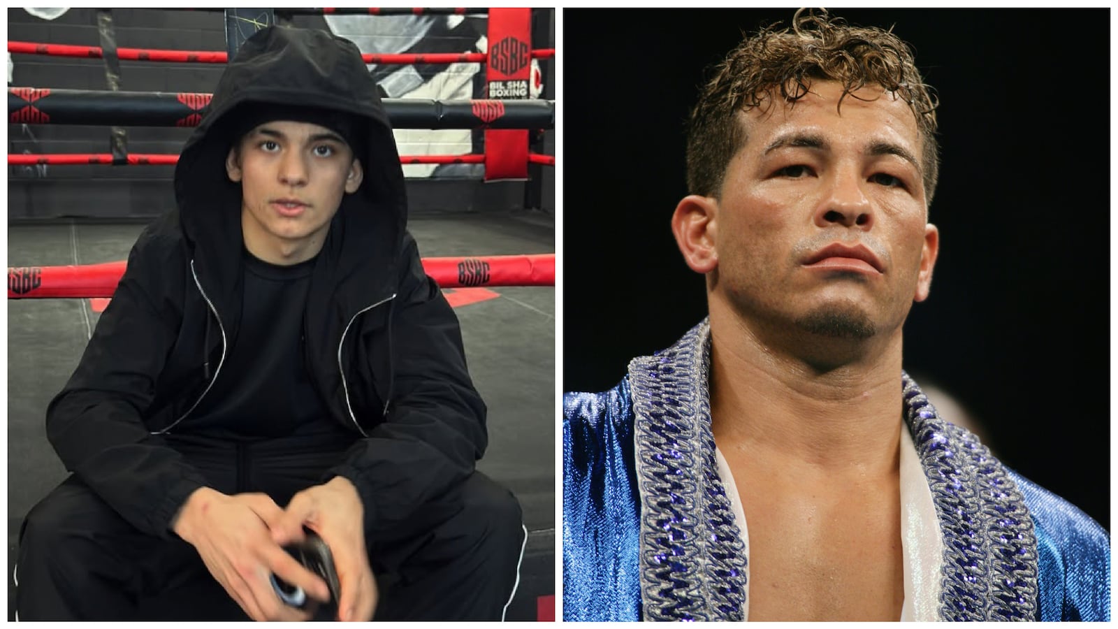 Left: Arturo Gatti Jr.
Right: Arturo Gatti