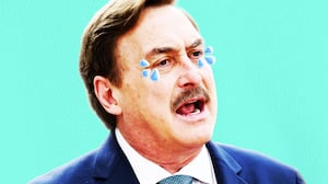 Mike Lindell crying