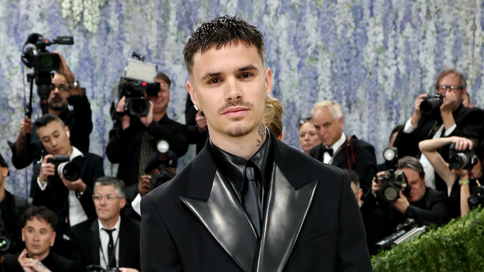 Romeo Beckham attends the 2026 Met Gala celebrating "Costume Art" at the Metropolitan Museum of Art on May 04, 2026 in New York City.