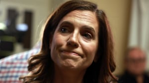 WASHINGTON, DC - OCTOBER 11: U.S. Rep. Nancy Mace (R-SC) speaks to reporters after the House Republicans nominated House Majority Leader Steve Scalise (R-LA) to be their candidate for Speaker of the House, at the U.S. Capitol on October 11, 2023 in Washington, DC. Despite winning a majority of Republican support to run for Speaker, members of his party have changed their support putting Scalise's run for Speaker on uncertain terms. The full House of Representatives is expected to vote on the next Speaker of the House shortly after McCarthy was voted out of his leadership position last week. (Photo by Joe Raedle/Getty Images)