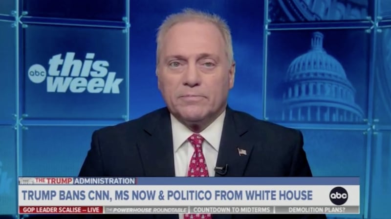 Steve Scalise appears on ABC's This Week.
