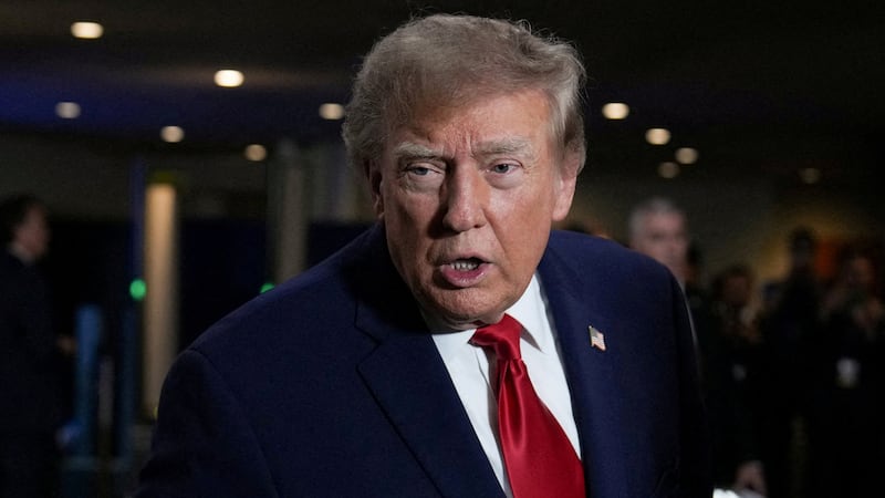 President Donald Trump speaks to reporters as he arrives to attend the 81st United Nations General Assembly at UN headquarters in New York City, US, September 22, 2026.