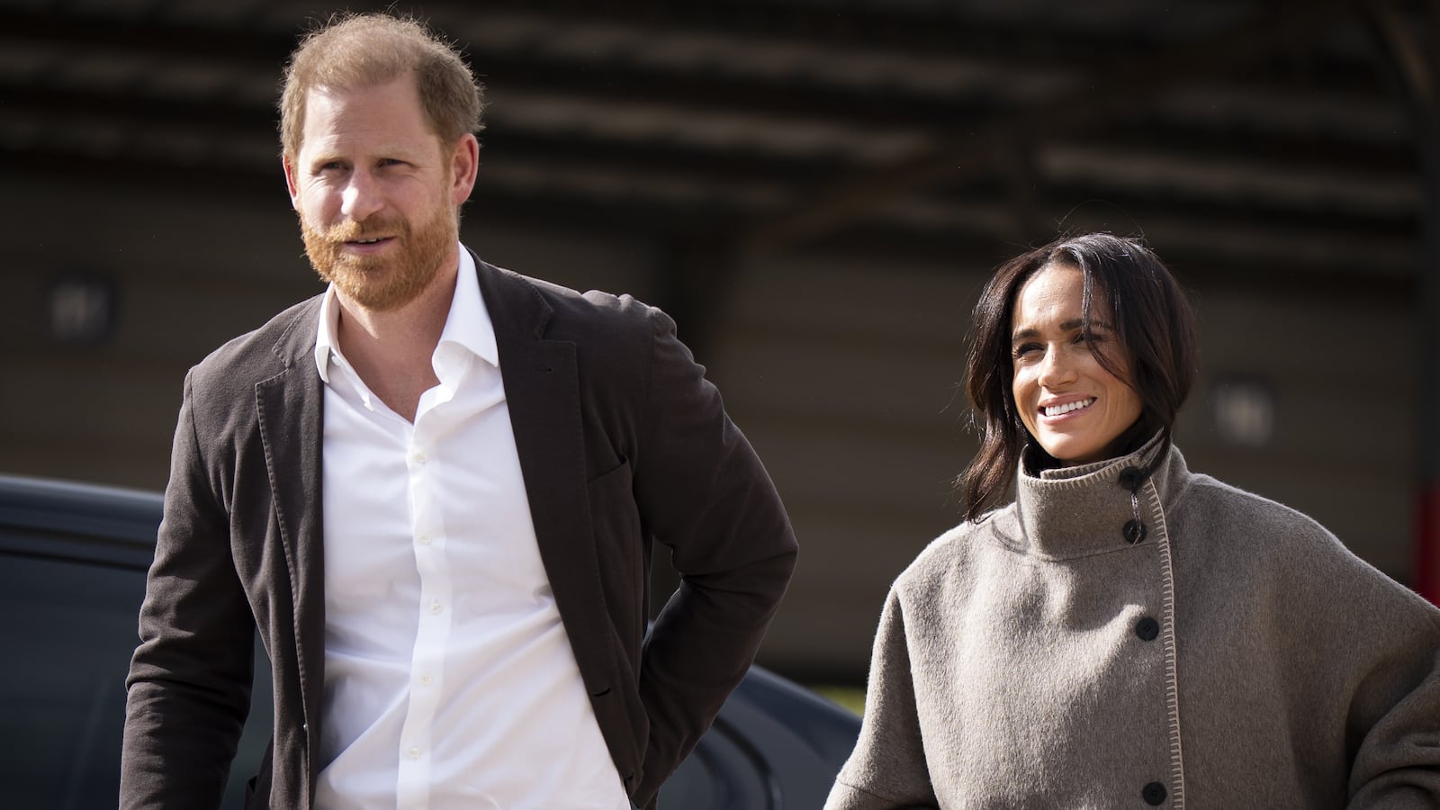 The Duke and Duchess of Sussex arriving for a visit to the National Centre for Rehabilitation of Addicts (NCRA), with a World Health Organisation delegation in Amman, Jordan. Picture date: Thursday February 26, 2026. (Photo by Aaron Chown/PA Images via Getty Images)