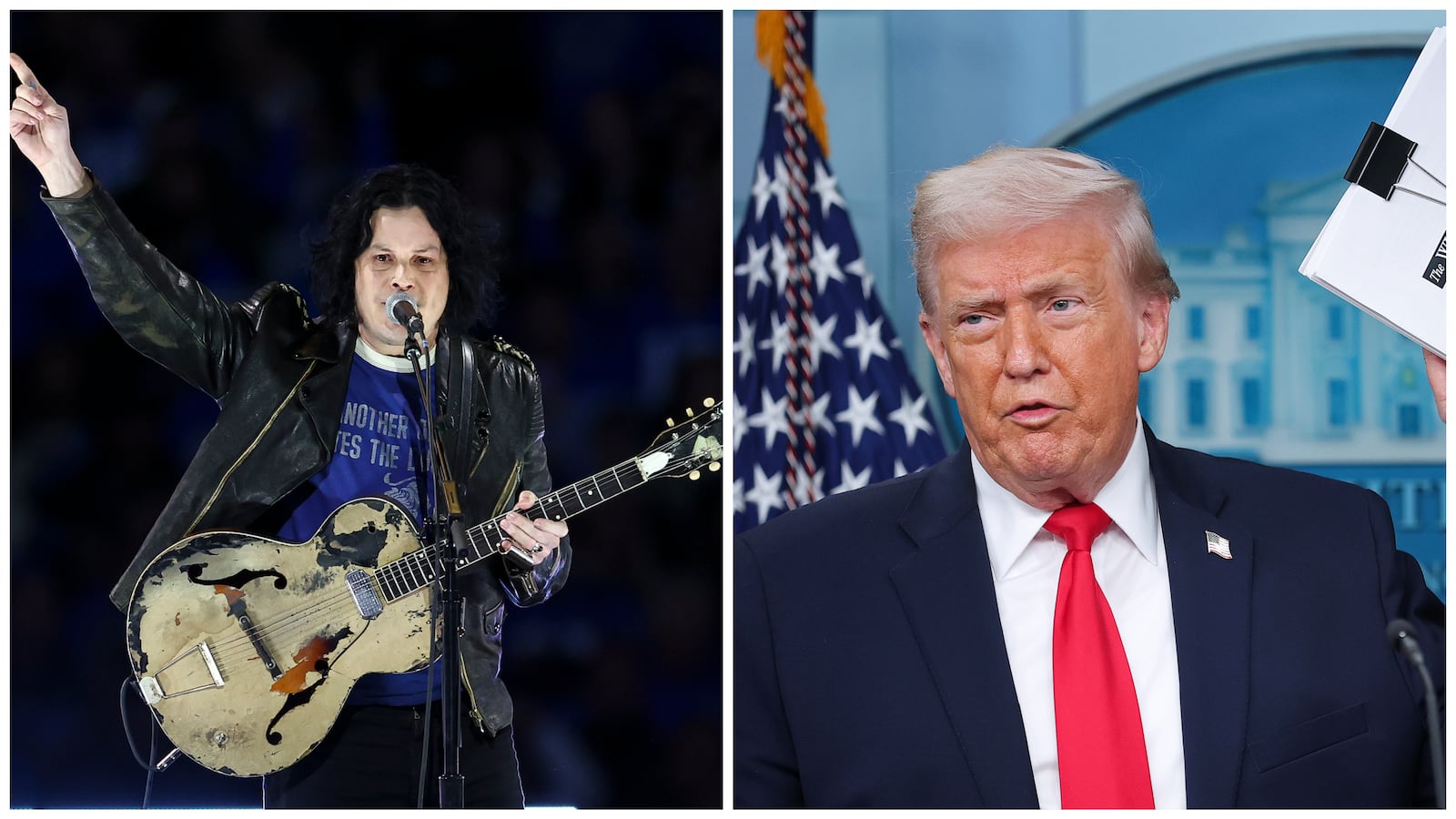 Jack White and Donald Trump