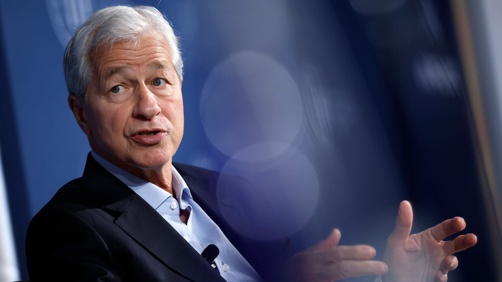 JPMorgan Chase CEO Jamie Dimon speaks at The Institute Of International Finance annual membership meeting at the Ronald Reagan Building on October 24, 2024 in Washington, DC. Dimon spoke on JPMorgan Chase's expansion into Africa, global trade and financial technology.