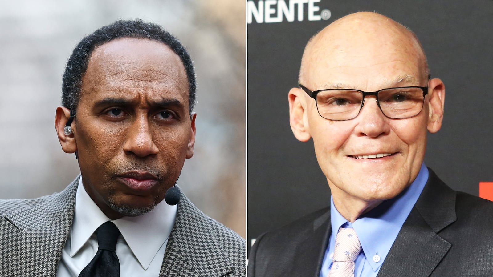 Stephen A. Smith and James Carville