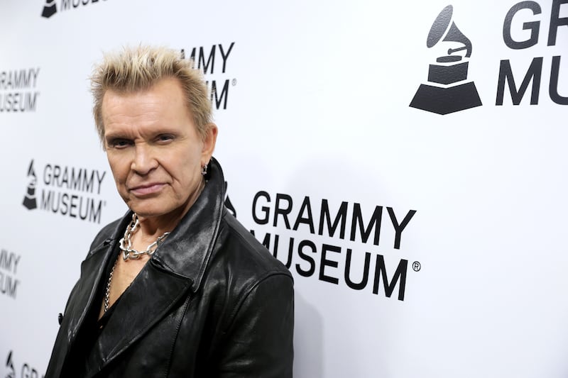 LOS ANGELES, CALIFORNIA - OCTOBER 09: Billy Idol attends An Evening With Billy Idol & Steve Stevens at GRAMMY Museum L.A. Live on October 09, 2025 in Los Angeles, California. (Photo by Rebecca Sapp/Getty Images for The Recording Academy)