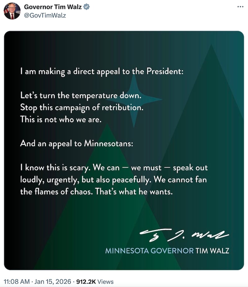 Tim Walz on X