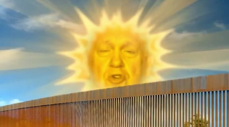 Tom Homan as the sun