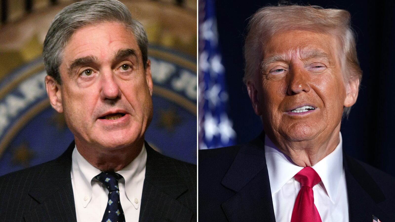 Robert Mueller and Donald Trump