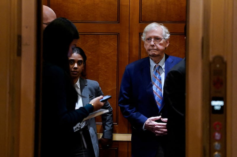 The former Senate majority leader had not been seen in public for weeks before he was found unconscious at his home on June 14.