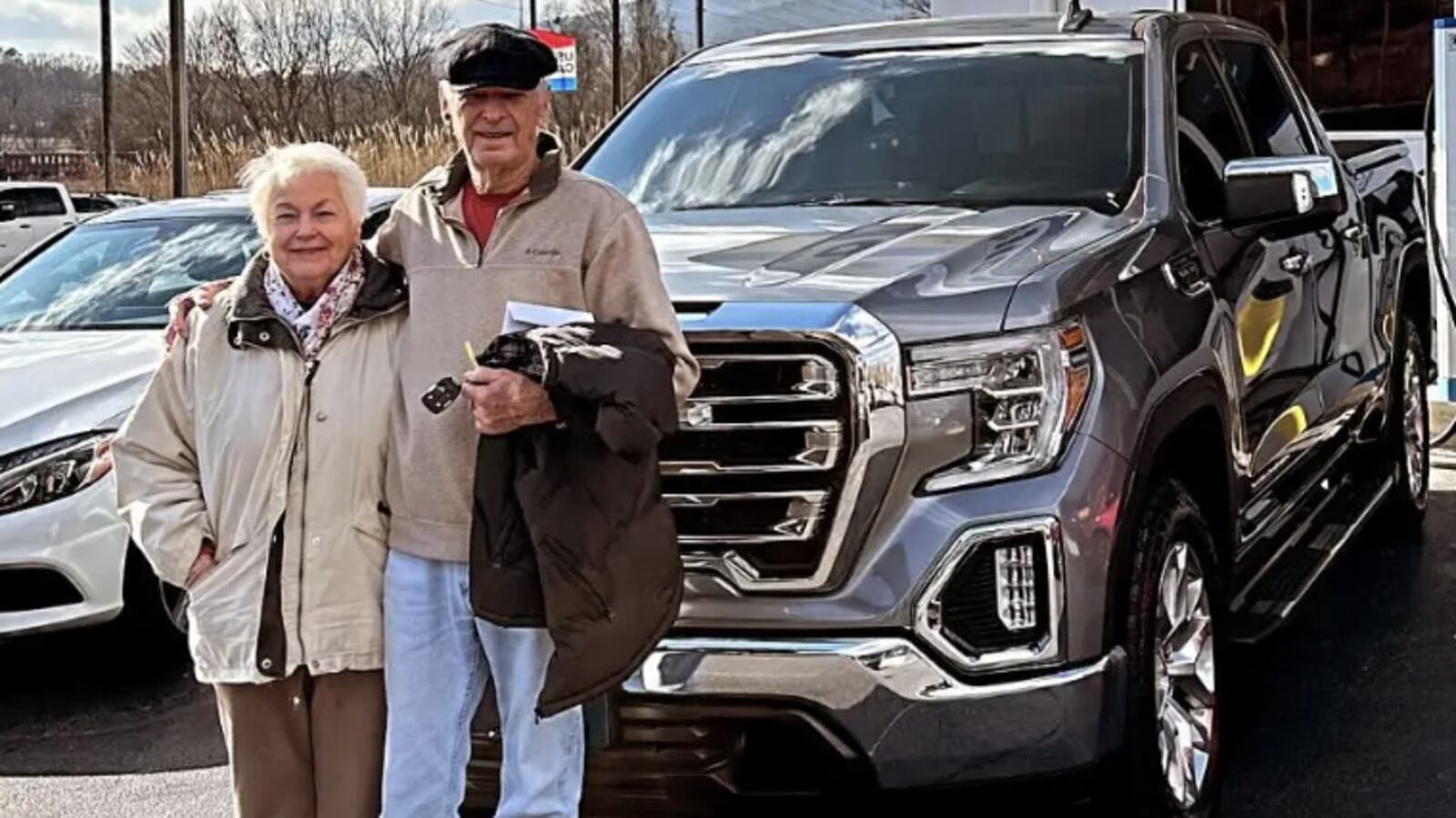 Marie-Thérèse Ross-Mahé and Bill Ross before his death.
