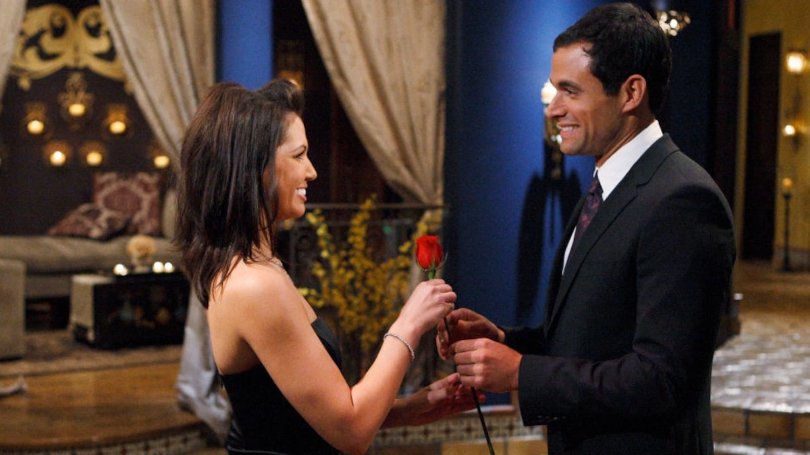 Jason Mesnick and Melissa Rycroft on the Bachelor.