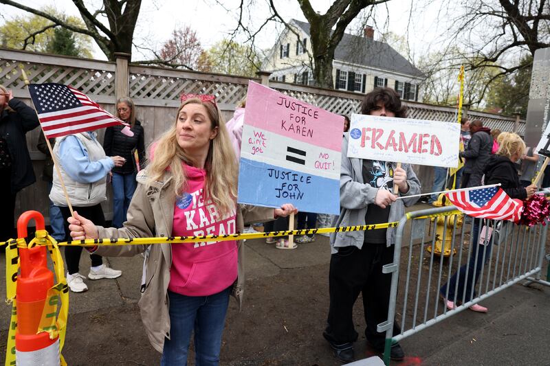 Karen Read supporters