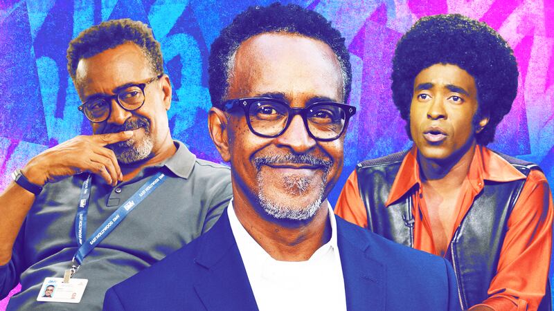 A photo illustration of Tim Meadows for The Last Laugh.