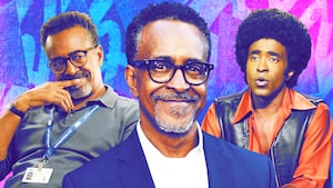 A photo illustration of Tim Meadows for The Last Laugh.