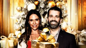Bettina and Don Jr. spend Christmas at Mar-a-Lago.