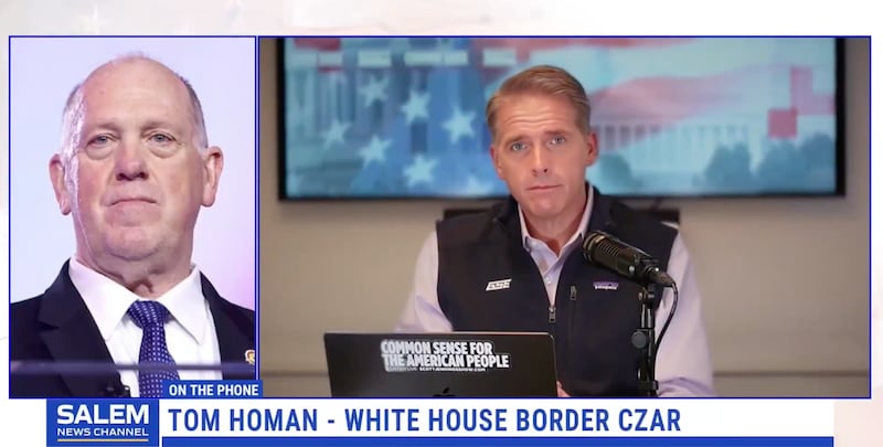 Bovino was angered by Homan's remarks on the Scott Jennings Show.