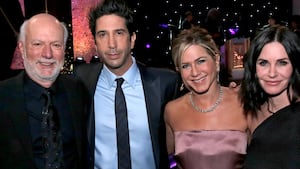 Matt LeBlanc, Lisa Kudrow, James Burrows, David Schwimmer, Jennifer Aniston, Courteney Cox