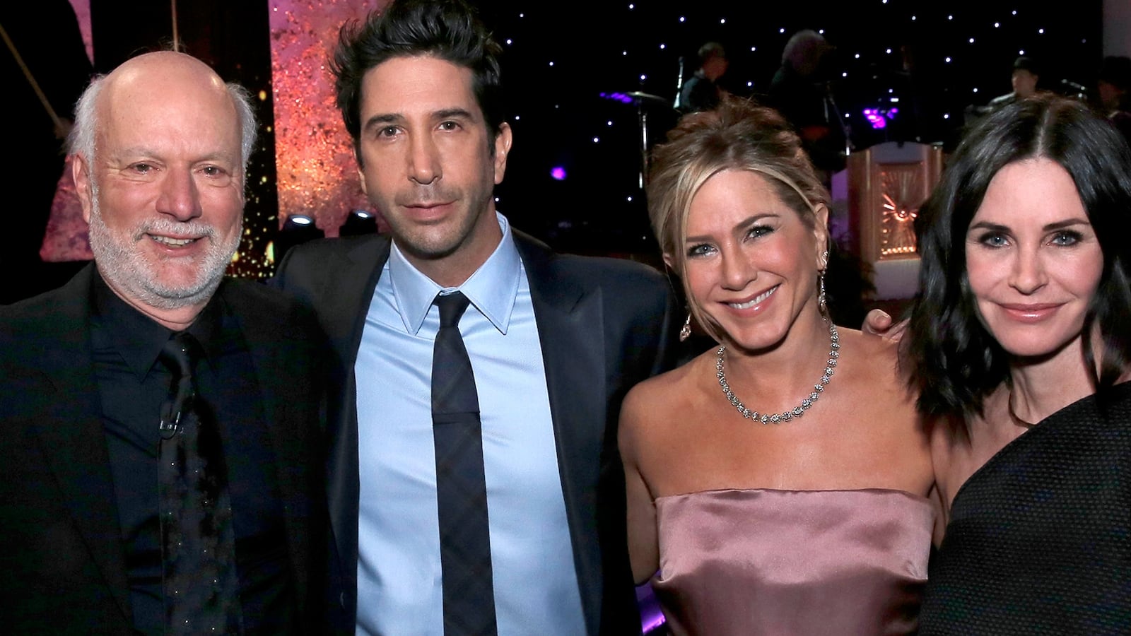 Matt LeBlanc, Lisa Kudrow, James Burrows, David Schwimmer, Jennifer Aniston, Courteney Cox