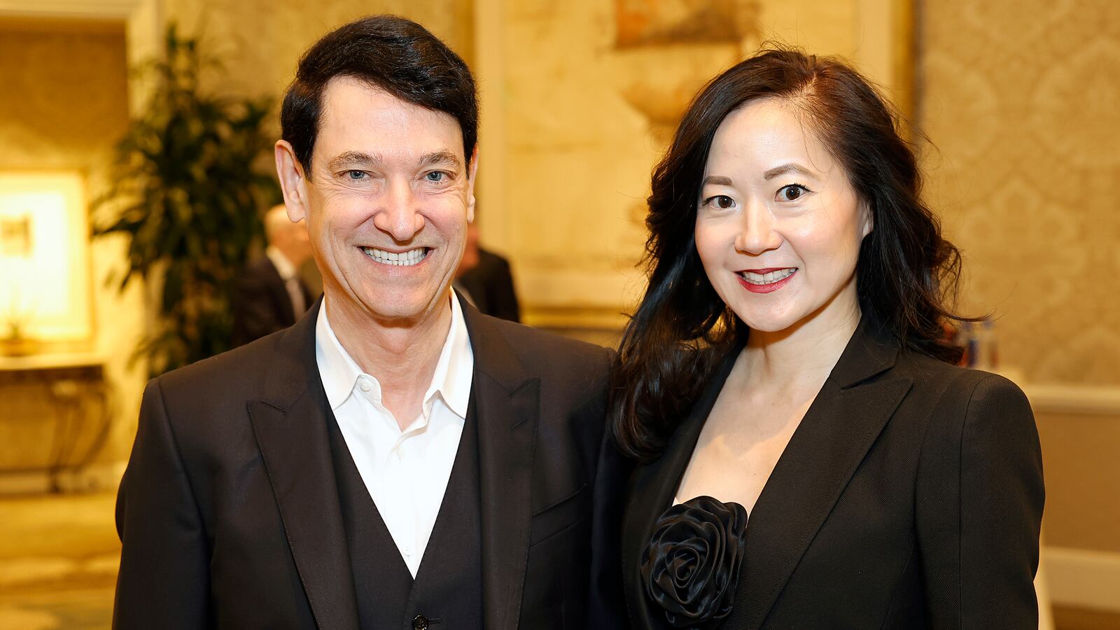 Jim Breyer and Angela Chao