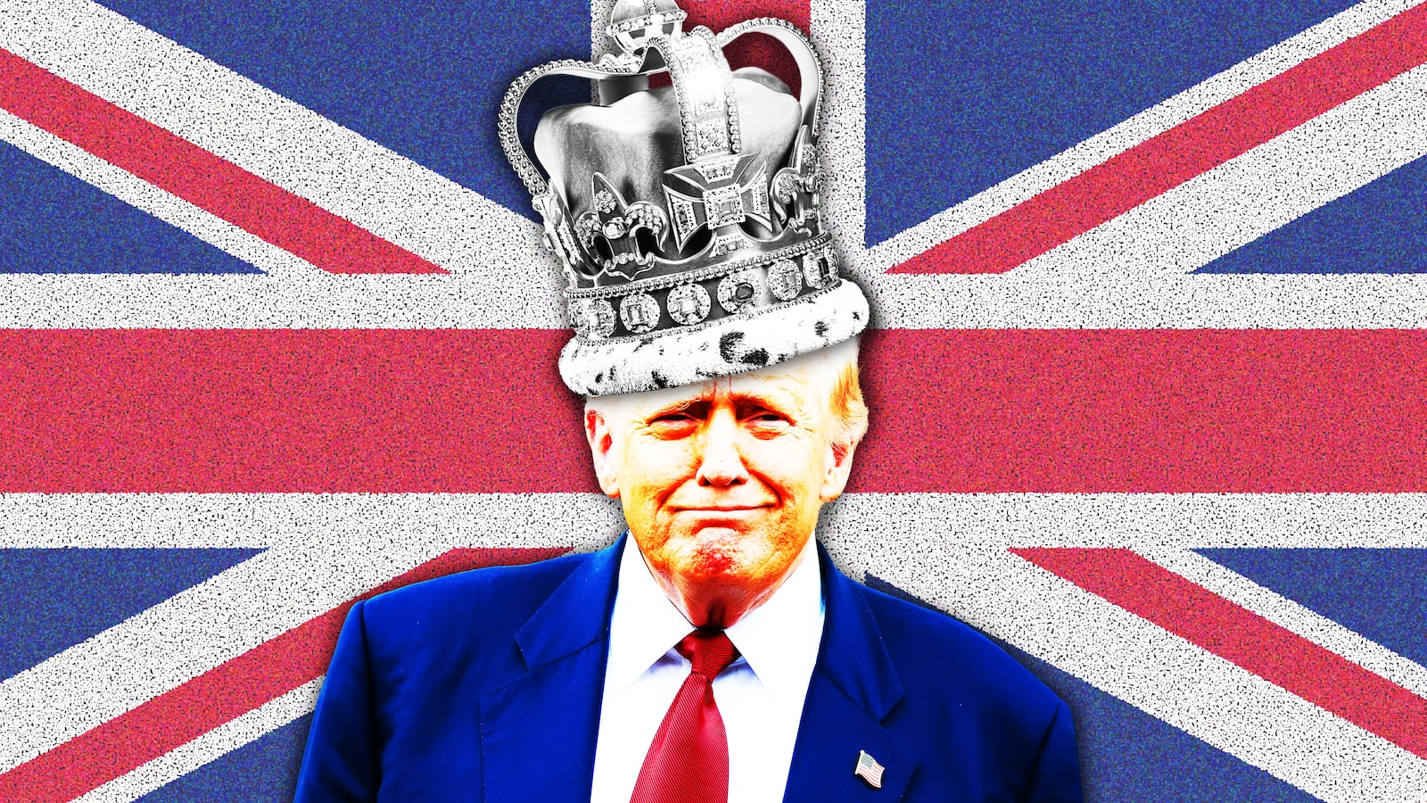 Donald Trump, Union Jack photo illustration