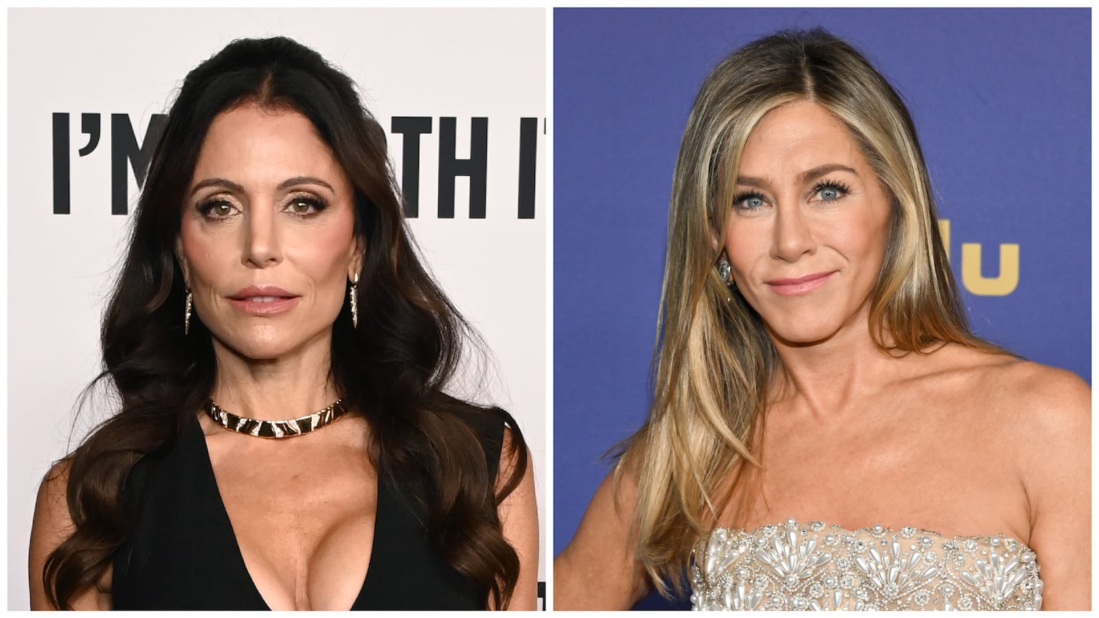 Left: Bethenny Frankel, Right: Jennifer Aniston