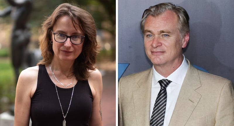 Translator Emily Wilson (left) thought Christopher Nolan's (right) "The Odyssey" fell flat.