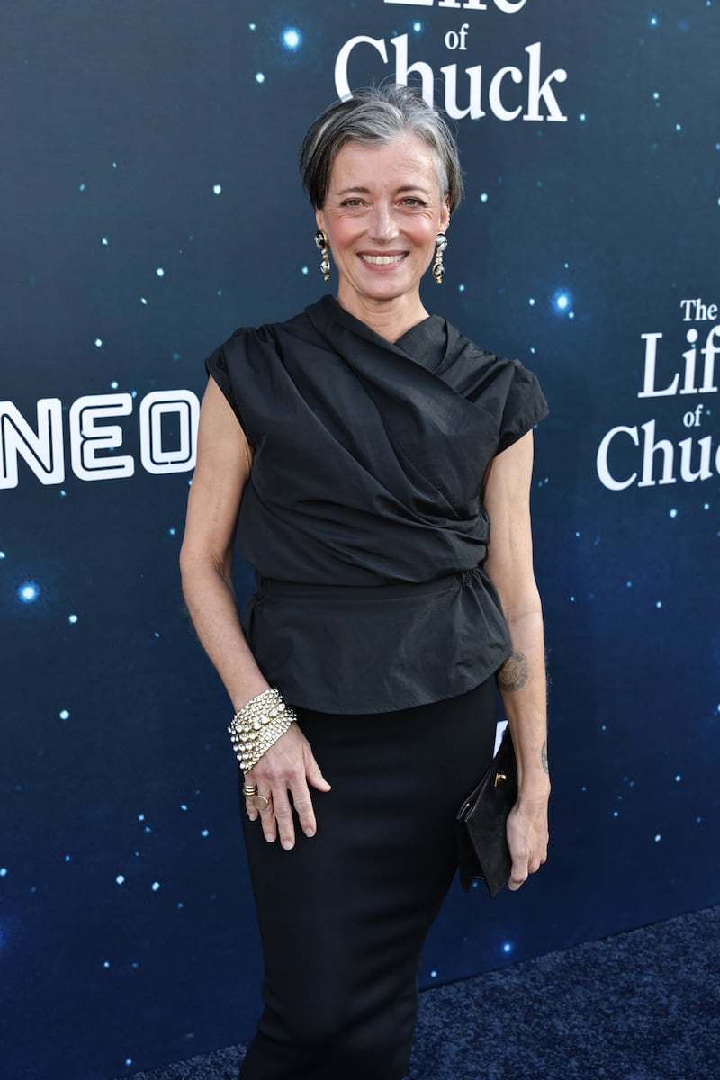 Mia Sara seen at "The Life Of Chuck" Special Screening at Hollywood Legion Theater on June 02, 2025 in Los Angeles, California.