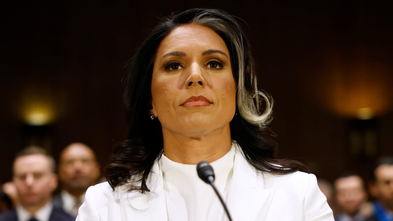 Tulsi Gabbard, President Donald Trump’s nominee to be Director of National Intelligence, at her confirmation hearing.