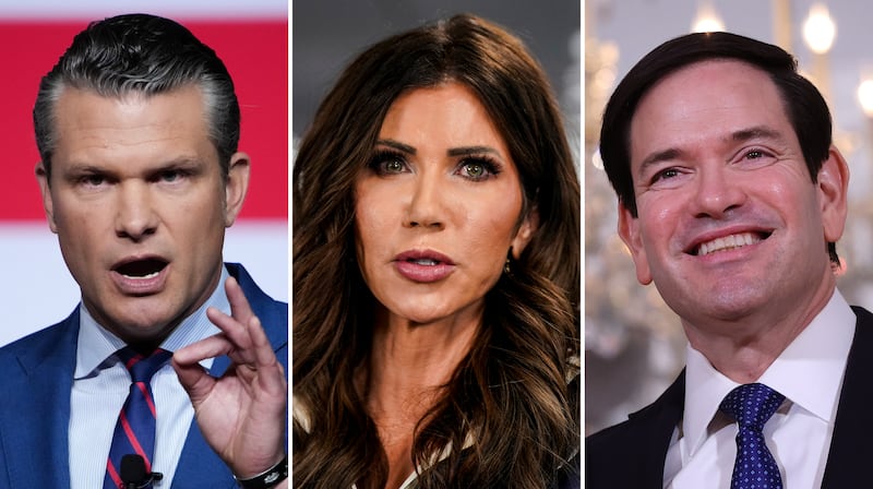 pete hegseth, kristi noem, marco rubio