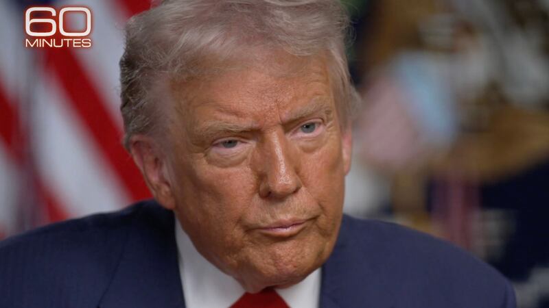 Donald Trump on 60 Minutes.