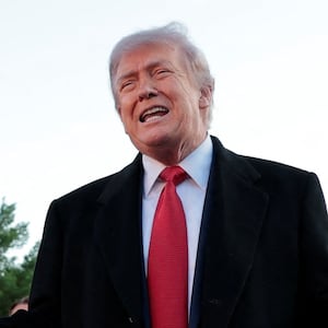 Trump insisted that the capital was "disgusting" before he arrived on scene.