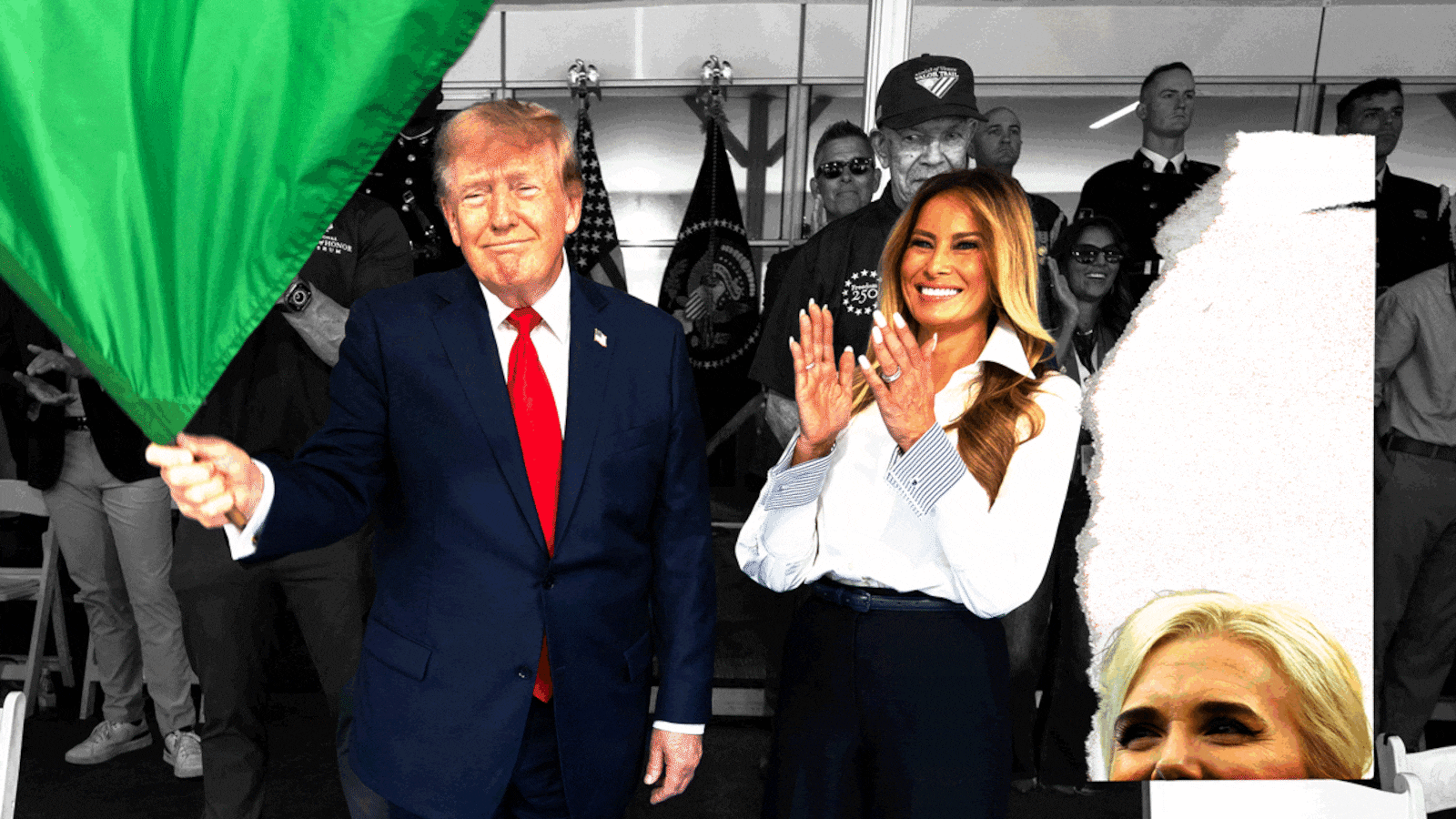 Natalie Harp, Donald Trump, Melania Trump