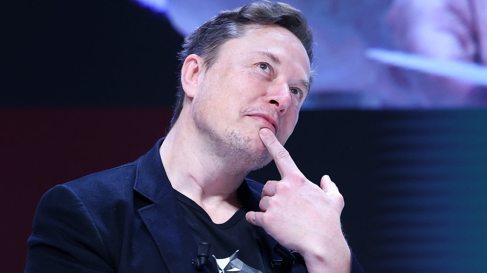 Elon Musk attends 'Exploring the New Frontiers of Innovation: Mark Read in Conversation with Elon Musk' session during the Cannes Lions International Festival Of Creativity 2024 - Day Three on June 19, 2024 in Cannes, France.