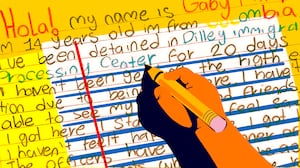 child hand writinng illustration