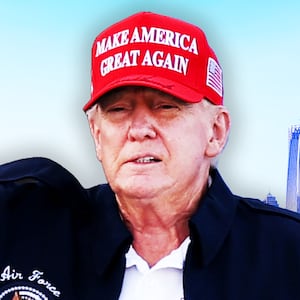 Donald Trump, Dubai photo illustration
