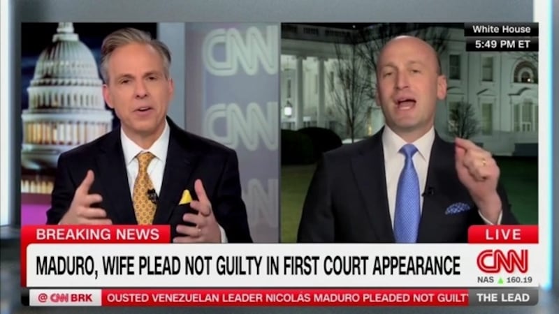 Jake Tapper and Stephen Miller