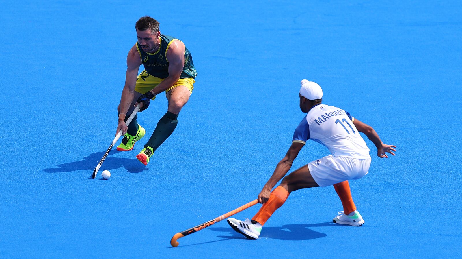Tom Craig (left) in action at the Paris Games